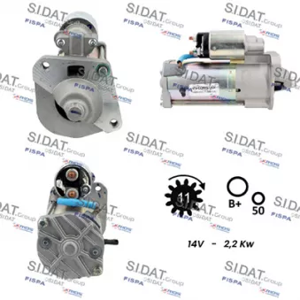 Démarreur SIDAT S12VS0160