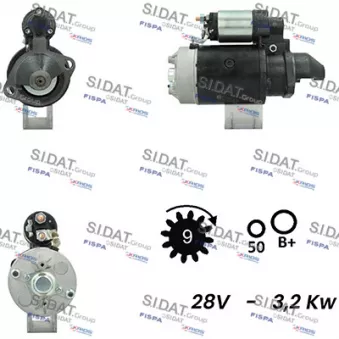 Démarreur SIDAT S24BH0004A2