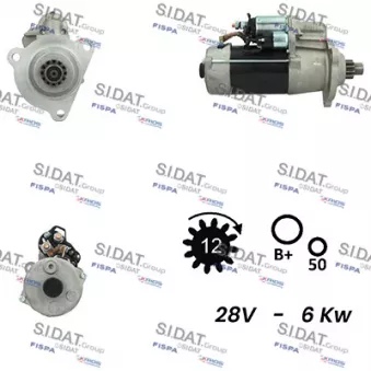 Démarreur SIDAT S24BH0124