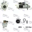 SIDAT S24MH0026 - Démarreur