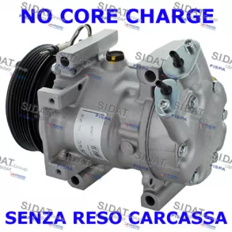 Compresseur, climatisation FISPA 1.1262R pour RENAULT CLIO 2.0 16V Sport - 179cv