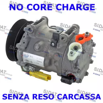 Compresseur, climatisation FISPA OEM 648734