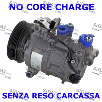 Compresseur, climatisation FISPA 1.5496R pour AUDI A6 3.0 TDI quattro - 218cv