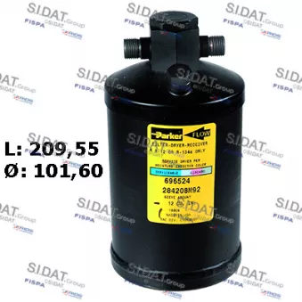 Filtre déshydratant, climatisation FISPA OEM 8P9991