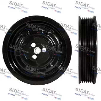 Embrayage magnétique, pour compresseurs de climatisation FISPA 2.1258