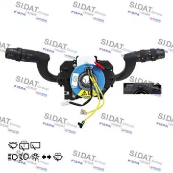 Commutateur de colonne de direction FISPA 431205 pour AUDI A4 1.9 MJTD - 120cv