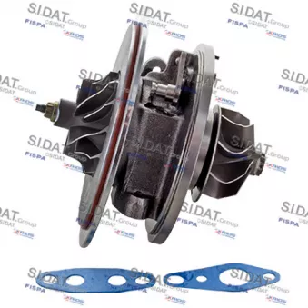 Groupe carter, turbocompresseur FISPA OEM 1720117070