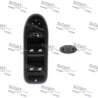 Interrupteur, lève-vitre avant gauche FISPA 5.145427