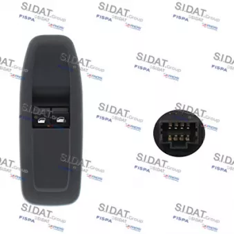 Interrupteur, lève-vitre avant gauche FISPA 5.145840A2