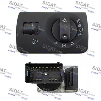 Interrupteur, lumière principale FISPA 5.693732A2 pour AUDI A6 1.9 TDI - 130cv