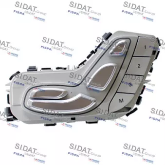 FISPA 640611A2 - Bouton, ajustage du dossier