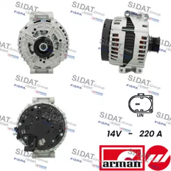 Alternateur FISPA OEM A0131540502