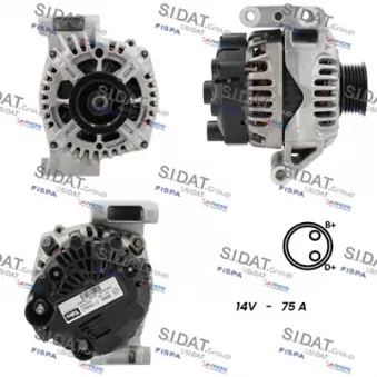 Alternateur FISPA OEM 1539098