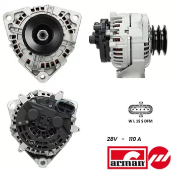 Alternateur FISPA OEM 1697024