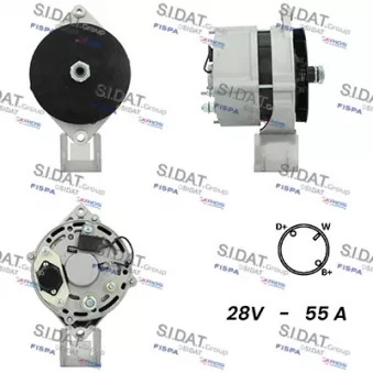 Alternateur FISPA OEM RE537146