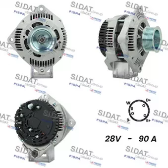 Alternateur FISPA OEM 1440768