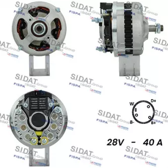 Alternateur FISPA OEM 1182109