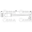 VEMA 117478 - Contact d'avertissement, usure des plaquettes de frein