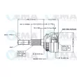 VEMA 18225 - Embout de cardan avant (kit de réparation)