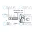 VEMA 18425 - Embout de cardan avant (kit de réparation)