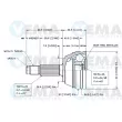 VEMA 18619 - Embout de cardan avant (kit de réparation)