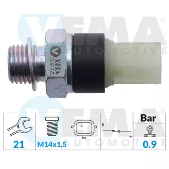 VEMA 360034 - Indicateur de pression d'huile
