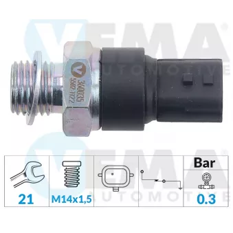 VEMA 360035 - Indicateur de pression d'huile