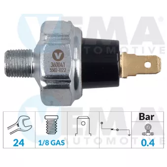 VEMA 360041 - Indicateur de pression d'huile
