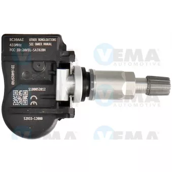 Capteur de roue, syst de controle de pression des pneus VEMA OEM 9673198580