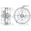 VEMA 801255 - Tambour de frein