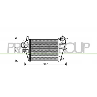 Intercooler, échangeur PRASCO AA080N001