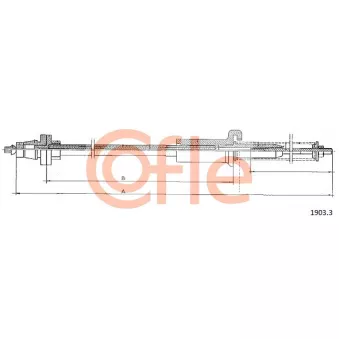 COFLE 92.1903.3 - Câble d'accélération