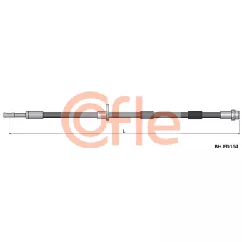 COFLE 92.BH.FD164 - Flexible de frein