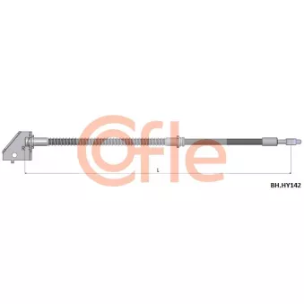 COFLE 92.BH.HY142 - Flexible de frein