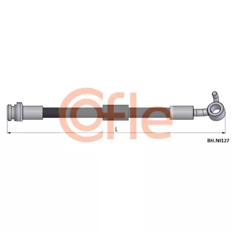 COFLE 92.BH.NI127 - Flexible de frein