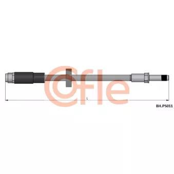 COFLE 92.BH.PS011 - Flexible de frein