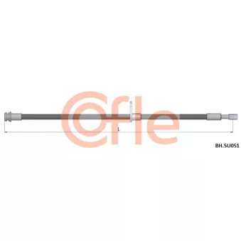 COFLE 92.BH.SU051 - Flexible de frein