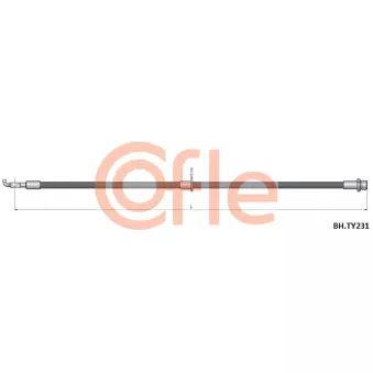 COFLE 92.BH.TY231 - Flexible de frein