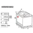 Batterie de démarrage MOTRIO [8550503602]