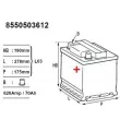 Batterie de démarrage MOTRIO [8550503612]