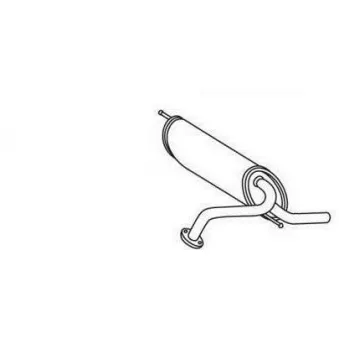 Silencieux arrière MOTRIO [8660000215]