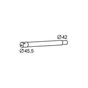 MOTRIO 8660000242 - Tube de réparation, catalyseur