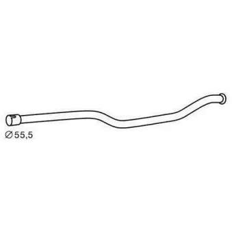 MOTRIO 8660000362 - Tube de réparation, catalyseur