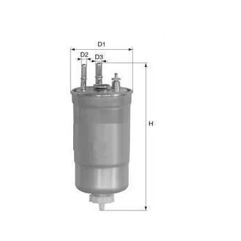 Filtre à carburant MOTRIO OEM 164003978R