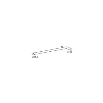 MOTRIO 8660005421 - Tuyau d'échappement