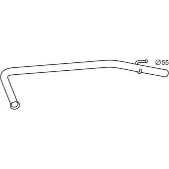 MOTRIO 8660005703 - Tuyau d'échappement
