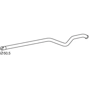 MOTRIO 8660005756 - Tuyau d'échappement