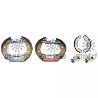 Jeu de mâchoires de frein MOTRIO [8671012992]