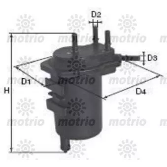 Filtre à carburant MOTRIO OEM 164004U105