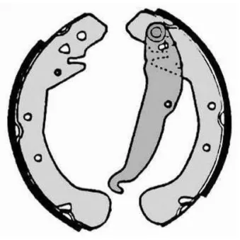 MOTRIO 8671019401 - Jeu de mâchoires de frein